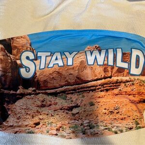Stay Wild Graphic Bandeau Top
